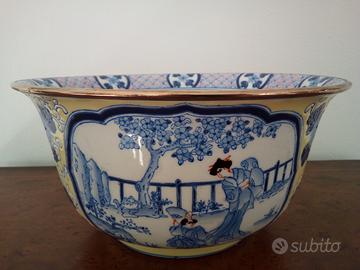 VASO CINESE FAMILLE JAUNE DINASTIA QING