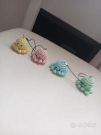 Set 4 pezzi Ciondoli in cotone