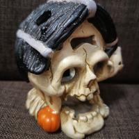 Statua Portacandela Skull Ghost Pumpkin 💀👻🎃