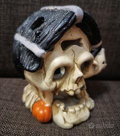 Statua Portacandela Skull Ghost Pumpkin 💀👻🎃