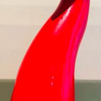 Corno portafortuna in porcellana smaltata a mano