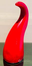 Corno portafortuna in porcellana smaltata a mano