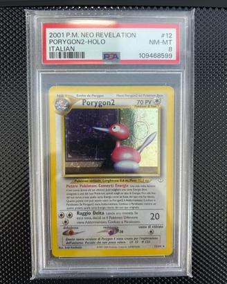 Porygon2 Holo – Neo Revelation – 2001 – PSA 8