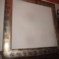 cornice grande legno argentato-per quadro o arredo