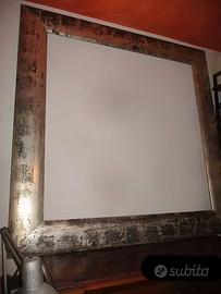 cornice grande legno argentato-per quadro o arredo