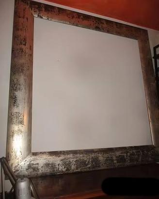cornice grande legno argentato-per quadro o arredo