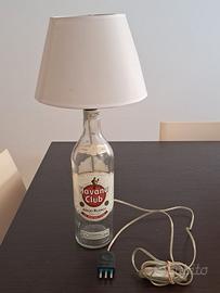 2 lampade artigianali vetro paralume