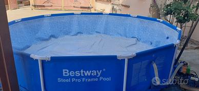 piscina rotonda bestway con struttura