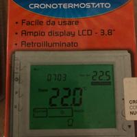 Cromo termostato digitale programmazione settimana