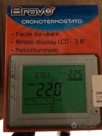 Cromo termostato digitale programmazione settimana