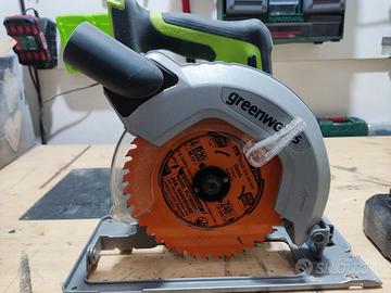 Sega Circolare Greenworks + Extra