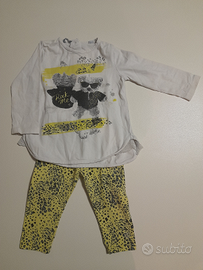 Completo maglia e pantalone Sarabanda (18 mesi)