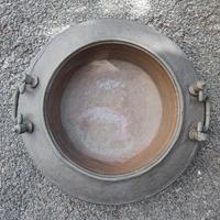 braciere in rame antico 