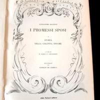 Libro vintage: I promessi sposi.