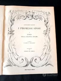 Libro vintage: I promessi sposi.