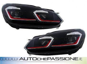 Coppia Fanali anteriori LED look GTI 7.5 x GOLF 6