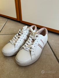 Sneakers Mchael Kors bianche e rosa