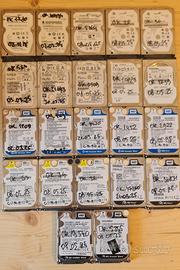 Blocco di 22 HDD 320Gb 2.5 Testati e funzionanti 