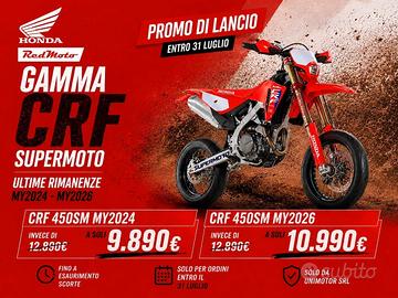Honda CRF 450 RX Supermoto 2026 NUOVA