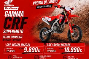 Honda CRF 450 RX Supermoto 2026 NUOVA