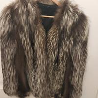 Giacca di volpe argentata 