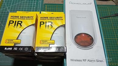 Kit pir più sirena wireless