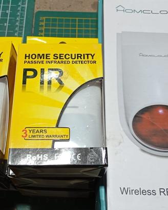 Kit pir più sirena wireless