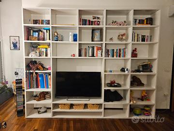 LIBRERIA/MOBILE TV BIANCA