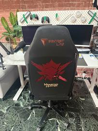 Sedia da gaming secretlab monster hunter