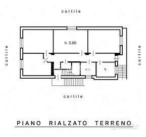 4 LOCALI IN PICCOLA PALAZZINA