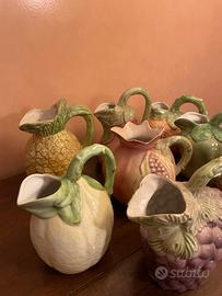 Set 8 caraffe vintage frutta decorativa