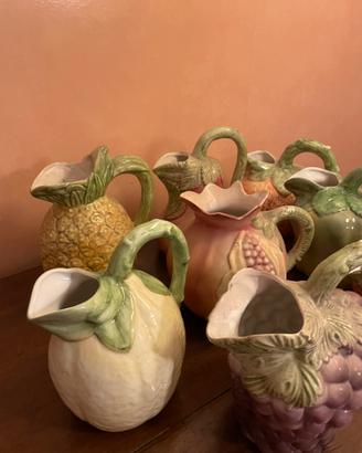 Set 8 caraffe vintage frutta decorativa