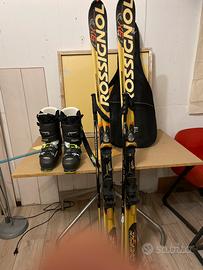 Sci Rossignol con attacchi