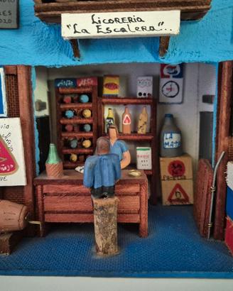 miniatura di negozio Cubano di Liquori 