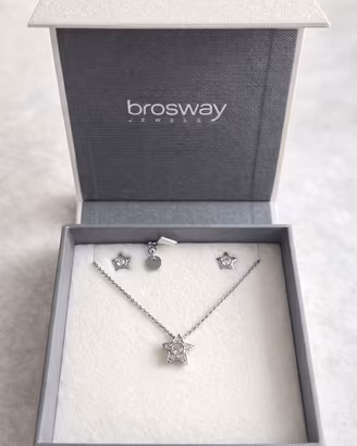 Set collana e orecchini a stella Brosway