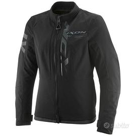 Giacca Moto in Tessuto Ixon Combat UOMO BLACK