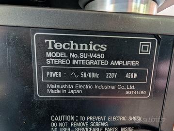 Stereo radio e lettore Technics