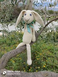 coniglio coniglietto artigianale di cotone