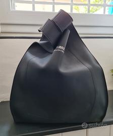 Borsa in gomma nera tote bag Bubble Braintropy