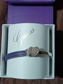 bracciale acciaio e pelle nuovo