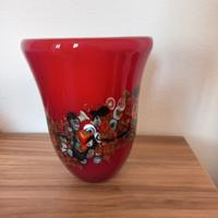 vaso in murano anni 50 millefiori