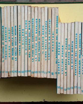 Fumetti TEX originali fascia 86/197 a 50 cent.