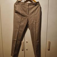 Pantalone a sigaretta beige Brunello Cucinelli 