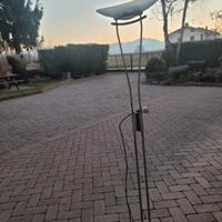 lampada alogena in acciaio