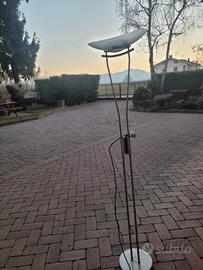 lampada alogena in acciaio