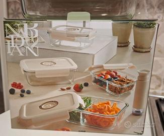 SET CONTENITORI CIBI ERMETICI