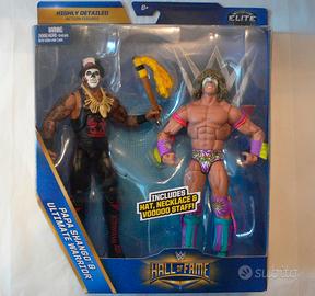 WWF/E Ultimate Warrior & Papa Shango Mattel - MOC