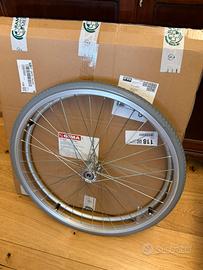 Ruota posteriore per sedie a rotelle per disabili