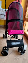 Carrello per animali “Nobleza” rosa