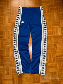 Kappa - Pantaloni tuta uomo S - Blu - Elastico